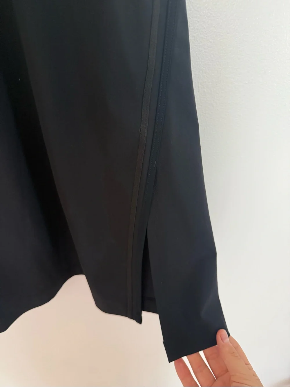 Tory Burch Tennis Dress Side-Slit Mini Active in Black